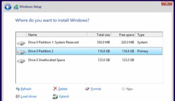 Как установить две (или более) версии Windows Как установить вторую операционную систему windows 7